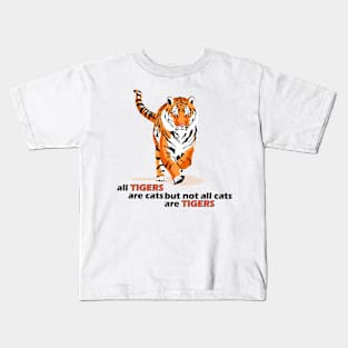 Not all cats are tigers Kids T-Shirt